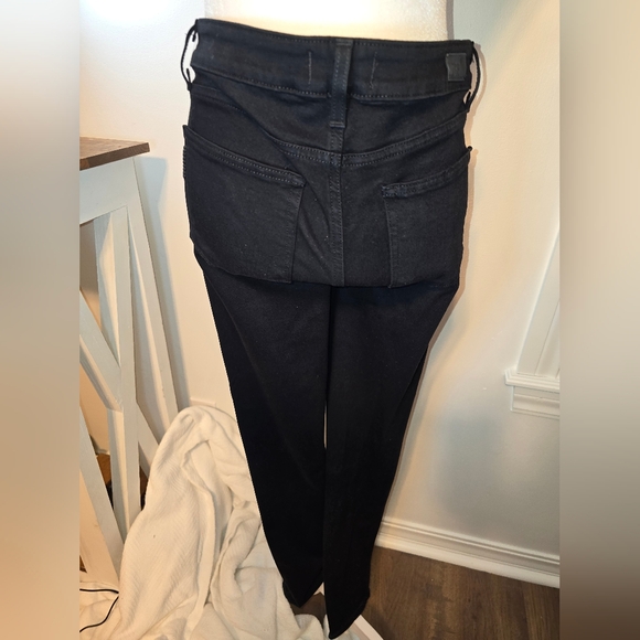 Paige Skyline Skinny Black Jeans Women's Size 27 - Picture 3 of 9